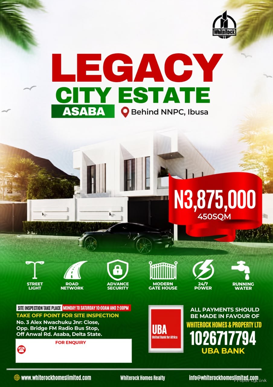ESTATE LAND IN ASABA
